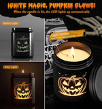 Merry Christmas Candles with Warmer LED, Christmas Decor Gifts Winter Candle with Pine Wood Spice Scents, Cypress Candle Over 40 Hours Burn Time, Home Decorations Indoor, 100% Soy Wax,White - Homesidy.com