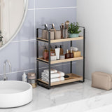 HNRLOY Bathroom Counter Organizer,Bathroom Countertop Organizer,Counter Shelf,Countertop Storage,Organization and Storage,Makeup Shelf,Sink Caddy(Brown 3 Tier) - Homesidy.com