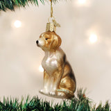 Old World Christmas Black Labrador Dog Collection Glass Blown Ornaments for Christmas Tree 3.75 x 1.5 - Homesidy.com