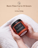 M&amp;SENSE Ode to Winter Soy Candles Strong Scented, 2 Wick Jar Candle 19.4oz 110 Hour Long Lasting, Lavender Sandalwood Organic Natural Aromatherapy Candle Gifts Bedroom Bathroom Home Decor - Homesidy.com