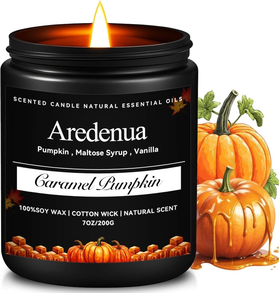 Christmas Candles - Christmas Spice Candle | 7 oz Soy Candles with Warm Cinnamon, Clove &amp; Nutmeg Aroma | Holiday Scented Candle, Cozy Winter Candle Gift for Men &amp; Women - Homesidy.com