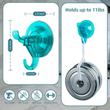 Antimbee 3 Pack Suction Cup Hooks, Clear Suction Cup Hanger, Removable Small Suction Cups for Shower, Bathroom, Glass, Door, Windows, Kitchen - Max Hanging up to 11 lbs on Smooth Surface - Homesidy.com