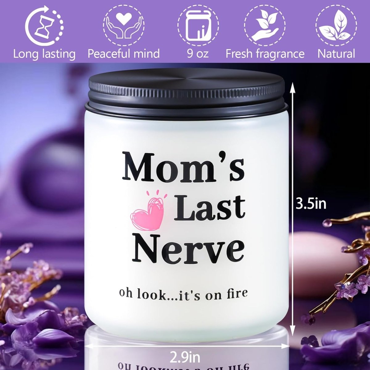 Niviy Gifts for Women, Christmas Scented Candle Stocking Stuffers, Valentines Galentines Day Gifts, Funny Candle for Women, Sister Christmas Gift for Sisters, Friend Cute Birthday Anniversary 7oz - Homesidy.com