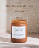 M&amp;SENSE Ode to Winter Soy Candles Strong Scented, 2 Wick Jar Candle 19.4oz 110 Hour Long Lasting, Lavender Sandalwood Organic Natural Aromatherapy Candle Gifts Bedroom Bathroom Home Decor - Homesidy.com