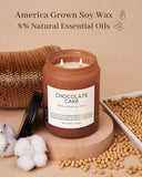 M&amp;SENSE Ode to Winter Soy Candles Strong Scented, 2 Wick Jar Candle 19.4oz 110 Hour Long Lasting, Lavender Sandalwood Organic Natural Aromatherapy Candle Gifts Bedroom Bathroom Home Decor - Homesidy.com
