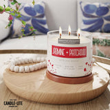 Candle - lite Essential Elements Scented Candles, Eucalyptus &amp; Mint Leaf, 14.75 oz Jar, Proudly Poured in The USA, Aromatherapy, 3 - Wick with 45 Hours Burn Time, Perfect for Creating a Relaxing Ambiance - Homesidy.com