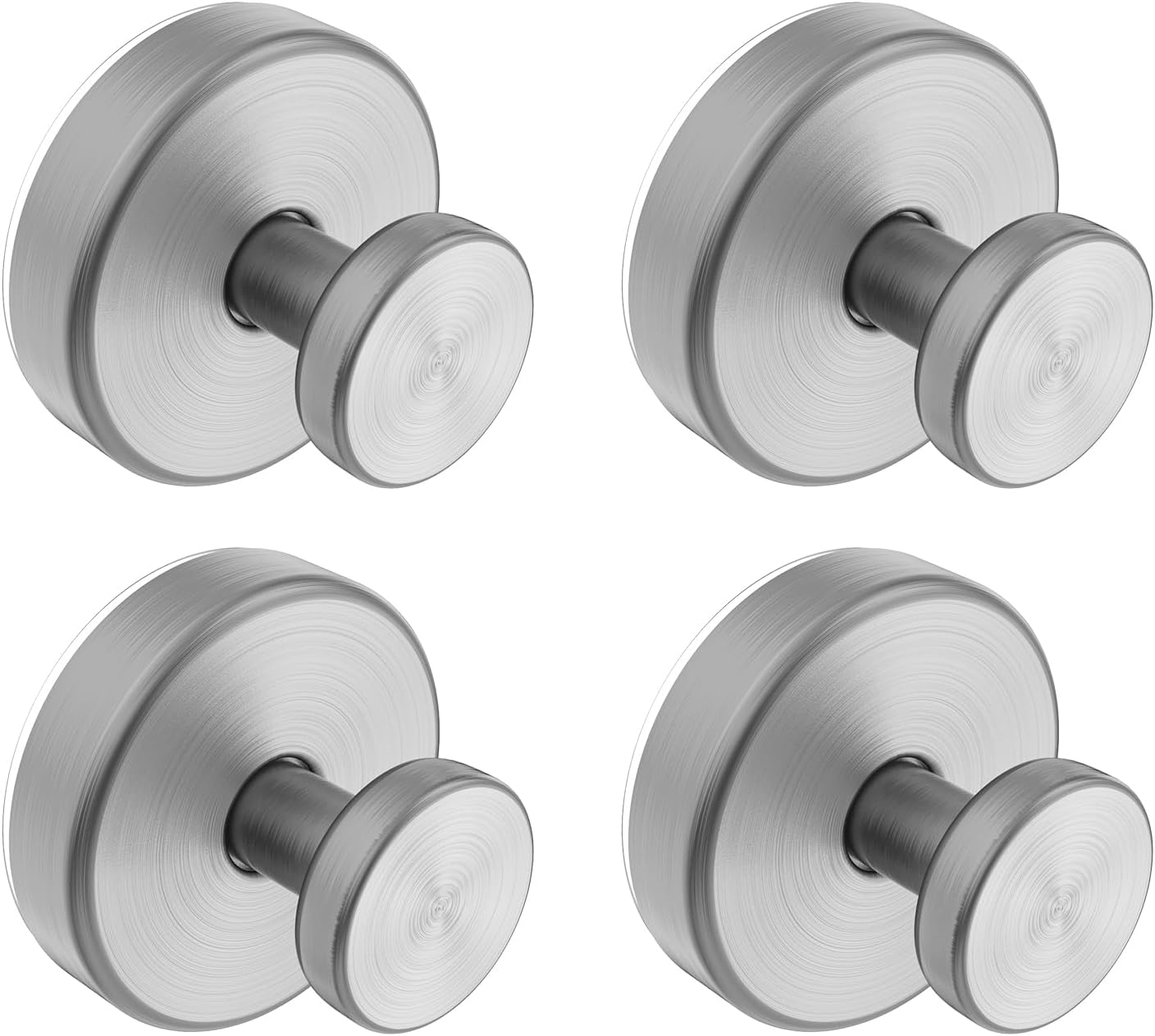 Bntuk Suction Cup Hooks for Shower, Removable Towel Hooks for Bathroom Window Glass Door Wall, Bath Robe Looafh Wreath Hook for Hanging - 2 Pack, Black - Homesidy.com