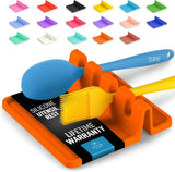 Zulay Kitchen Spoon Rest for Multiple Utensils High Heat - Resistant Silicone Drip Pad, BPA - Free Spoon Holder for Stove Top, Kitchen Gadget Holder for Ladles, Tongs, Cooking Spatula - Makes Great Gift - Homesidy.com