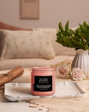M&amp;SENSE Ode to Winter Soy Candles Strong Scented, 2 Wick Jar Candle 19.4oz 110 Hour Long Lasting, Lavender Sandalwood Organic Natural Aromatherapy Candle Gifts Bedroom Bathroom Home Decor - Homesidy.com