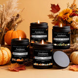 Christmas Candles - Christmas Spice Candle | 7 oz Soy Candles with Warm Cinnamon, Clove &amp; Nutmeg Aroma | Holiday Scented Candle, Cozy Winter Candle Gift for Men &amp; Women - Homesidy.com
