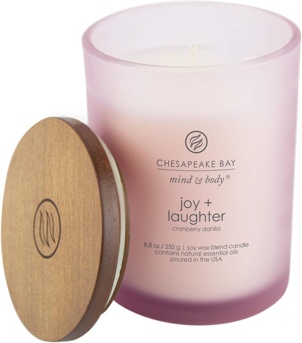 Chesapeake Bay Candle Mind &amp; Body 3 - Wick Coffee Table Jar Candle, Nourish Renew (Coconut &amp; Sandalwood) - Homesidy.com