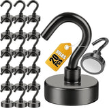DIYMAG Magnetic Hooks, 30lbs Magnet Hook 2025 Cruise Cabin Ship Essentials Heavy Duty Strong Magnets Refrigerator Fridge Hanging for Classroom Beach Vacation Kitchen Grills Home 20 Pack (Silver) - Homesidy.com