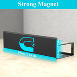 HuggieGems Metal 4 Pack Magnetic Spice Storage Rack Organizer for Refrigerator and Oven, Black Fridge Organizers and Storage - Homesidy.com