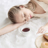 Ashler Faux Fur Rug, Fluffy White Small Sheepskin Rug, Ultra Soft 2x3 Ft Mat, Machine Washable Shag Mats, Nursery Throw for Bed, Living, Kids Room - Homesidy.com