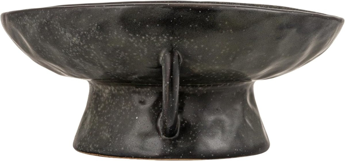 Creative Co - Op Stoneware Bowl w Reactive Glaze, White - Homesidy.com
