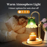 GEEZO Fragrance Candle Warmer Lamp，Electric Candle Warmer with Timer &amp; Dimmer，Mom Christmas Birthday Gifts for Women, House Warming Gifts New Home Bedroom Decor - Homesidy.com