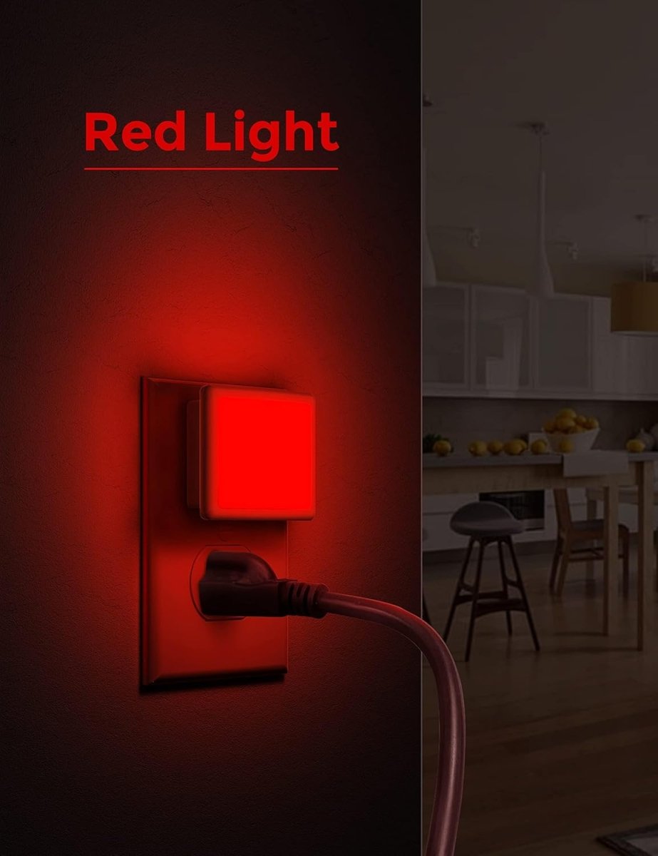 L LOHAS LED Night Lights Plug into Wall 2 - Pack, 0.3W Plug in Night Light, Dusk to Dawn, 3000K Soft White, Bright Nightlight Auto - On/Off, for Adults Kids Room Bedroom Bathroom Hallway Kitchen, Non - Dim - Homesidy.com