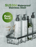 GVY Shower Caddy 5 Pack, Adhesive Shower Organizer Bathroom Shelves,Rustproof Bathroom Organizers and Storage for Home Decor, No Drilling Shower Shelves for Apartment Essentials - Homesidy.com