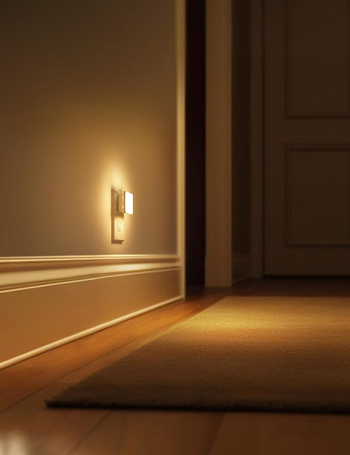 L LOHAS LED Night Lights Plug into Wall 2 - Pack, 0.3W Plug in Night Light, Dusk to Dawn, 3000K Soft White, Bright Nightlight Auto - On/Off, for Adults Kids Room Bedroom Bathroom Hallway Kitchen, Non - Dim - Homesidy.com