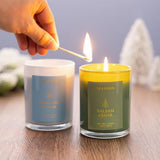 Balsam Cedar Candle, 10oz Soy Scented Candle for Home, Christmas Birthday &amp; Holiday Gifts for Women &amp; Men, Long Lasting 50 Hour Clean Non - Toxic Burn, Elegant Winter &amp; Christmas Festive Home Decor - Homesidy.com