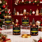 Christmas Candles - Christmas Spice Candle | 7 oz Soy Candles with Warm Cinnamon, Clove &amp; Nutmeg Aroma | Holiday Scented Candle, Cozy Winter Candle Gift for Men &amp; Women - Homesidy.com
