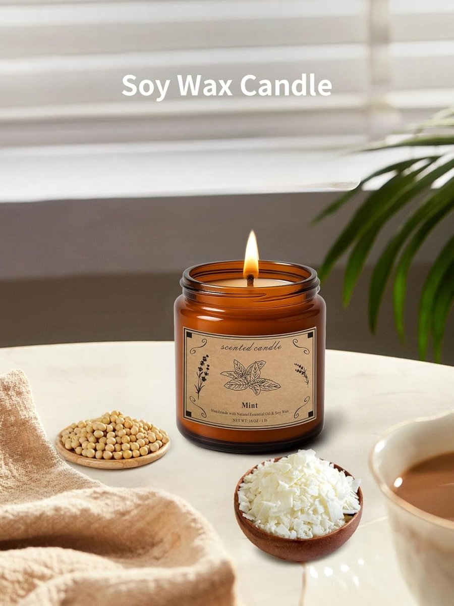 Candles for Home Scented, 16oz Large Soy Wax Lavender Scented Candle, 100 Hour Burn Time, Aromatherapy Candle, Ideal for Christmas, Anniversary, Birthday Gift - Homesidy.com