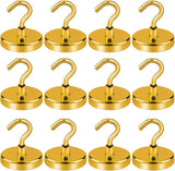 LOVIMAG Magnetic Hooks, 12 Pack 30lbs Magnet Hook 2025 Cruise Cabin Ship Essentials Heavy Duty Strong Magnets Refrigerator Fridge Hanging for Classroom Beach Vacation Kitchen Grills Home (Black) - Homesidy.com