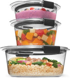 Rubbermaid Brilliance BPA - Free Airtight Food Storage Containers, 24 - Piece Set, Easy for Meal Prep, Lunch &amp; Leftovers - Homesidy.com