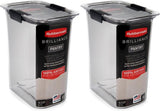 Rubbermaid Brilliance Pantry Airtight Food Storage Container, BPA - Free 7.8 Cup, Ideal for Brown Sugar - Efficient, Leak - Proof and Dishwasher - safe - Homesidy.com