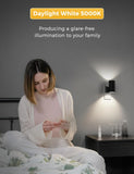 L LOHAS LED Night Light Plug in, Modern Night Lights Plug into Wall, Dusk to Dawn Sensor, Soft White 3000K, 0 - 100LM Adjustable Brightness, Dimmable Night Lights for Hallway Bedroom Stairway, 2 Pack - Homesidy.com