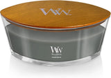 WoodWick Marine Amber Holiday Candle Gifts for Women and Men, 9.7 oz Precious Metals Collection with Crackling Wick - Homesidy.com