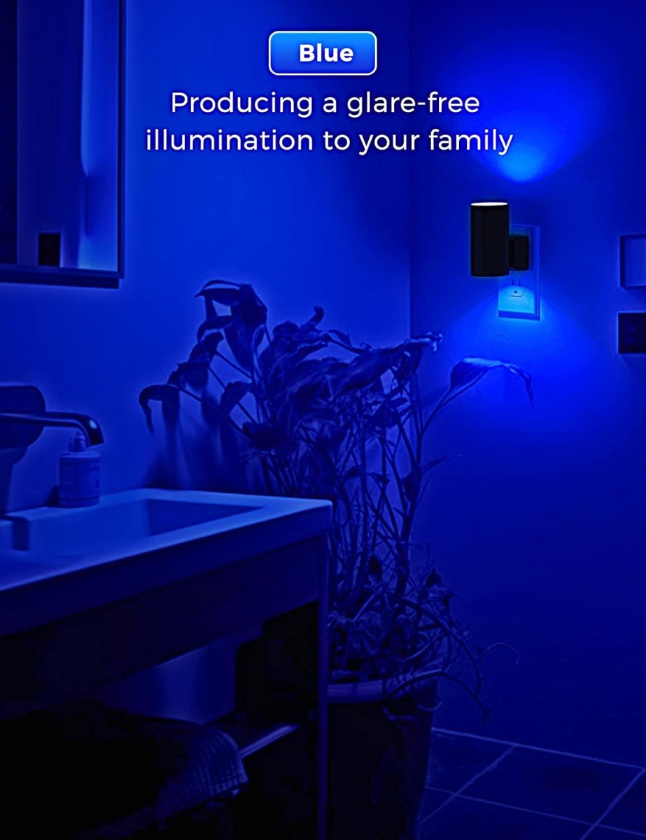 L LOHAS LED Night Light Plug in, Modern Night Lights Plug into Wall, Dusk to Dawn Sensor, Soft White 3000K, 0 - 100LM Adjustable Brightness, Dimmable Night Lights for Hallway Bedroom Stairway, 2 Pack - Homesidy.com