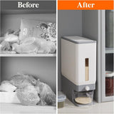 Lifewit Rice Dispenser 25 Lbs(11.3kg), Rice Storage Container Sealed Moisture Proof with Measuring Cup for Kitchen Pantry Household, BPA - Free, 1 Pack - Homesidy.com