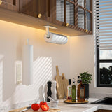 ASTOFLI Paper Towel Holder Under Cabinet No Drilling, Self Adhesive Paper Towel Holder Wall Mount for Kitchen Rack, Under Counter Napin Holder No Drill, 304 Stainless Steel Matte Black - Homesidy.com