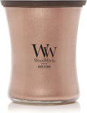 WoodWick Marine Amber Holiday Candle Gifts for Women and Men, 9.7 oz Precious Metals Collection with Crackling Wick - Homesidy.com