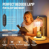 GEEZO Fragrance Candle Warmer Lamp，Electric Candle Warmer with Timer &amp; Dimmer，Mom Christmas Birthday Gifts for Women, House Warming Gifts New Home Bedroom Decor - Homesidy.com