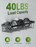 GVY Shower Caddy 5 Pack, Adhesive Shower Organizer Bathroom Shelves,Rustproof Bathroom Organizers and Storage for Home Decor, No Drilling Shower Shelves for Apartment Essentials - Homesidy.com