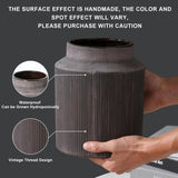 Rustic Vases for Home Decor. Ceramic Vase for Dining Table Decor. Terracotta Decorative Vase 6.1IN. ZSHLXM - Homesidy.com
