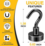 DIYMAG Magnetic Hooks, 30lbs Magnet Hook 2025 Cruise Cabin Ship Essentials Heavy Duty Strong Magnets Refrigerator Fridge Hanging for Classroom Beach Vacation Kitchen Grills Home 20 Pack (Silver) - Homesidy.com