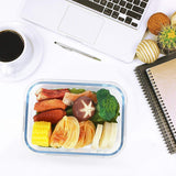 [8 - Pack,30 oz]Glass Meal Prep Containers,Glass Food Storage Containers,Airtight lunch Containers with Lids, Microwave, Oven, Freezer and Dishwasher - Homesidy.com