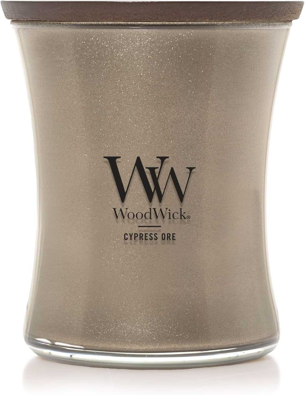 WoodWick Marine Amber Holiday Candle Gifts for Women and Men, 9.7 oz Precious Metals Collection with Crackling Wick - Homesidy.com