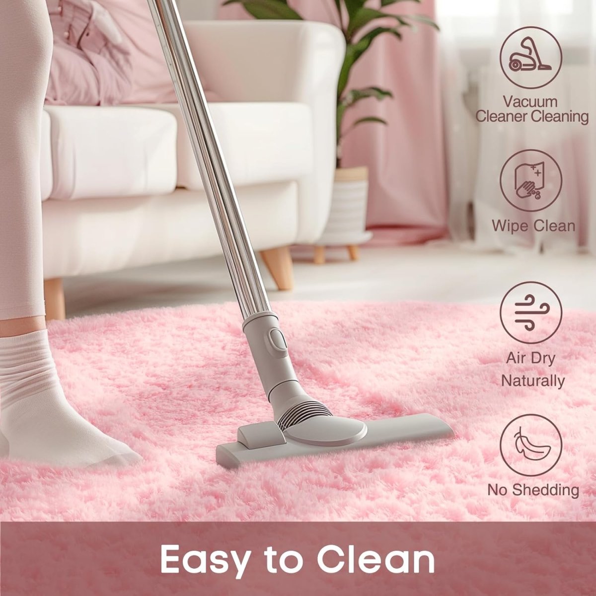 Ophanie Area Rugs for Living Room Bedroom, Upgrade Non - Slip Fluffy Soft Grey Shag Carpet, Indoor Floor Gray 4x6 Fuzzy Shaggy Living Room Plush Rug for Kids Home Dorm Decor Aesthetic - Homesidy.com