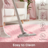 Ophanie Area Rugs for Living Room Bedroom, Upgrade Non - Slip Fluffy Soft Grey Shag Carpet, Indoor Floor Gray 4x6 Fuzzy Shaggy Living Room Plush Rug for Kids Home Dorm Decor Aesthetic - Homesidy.com