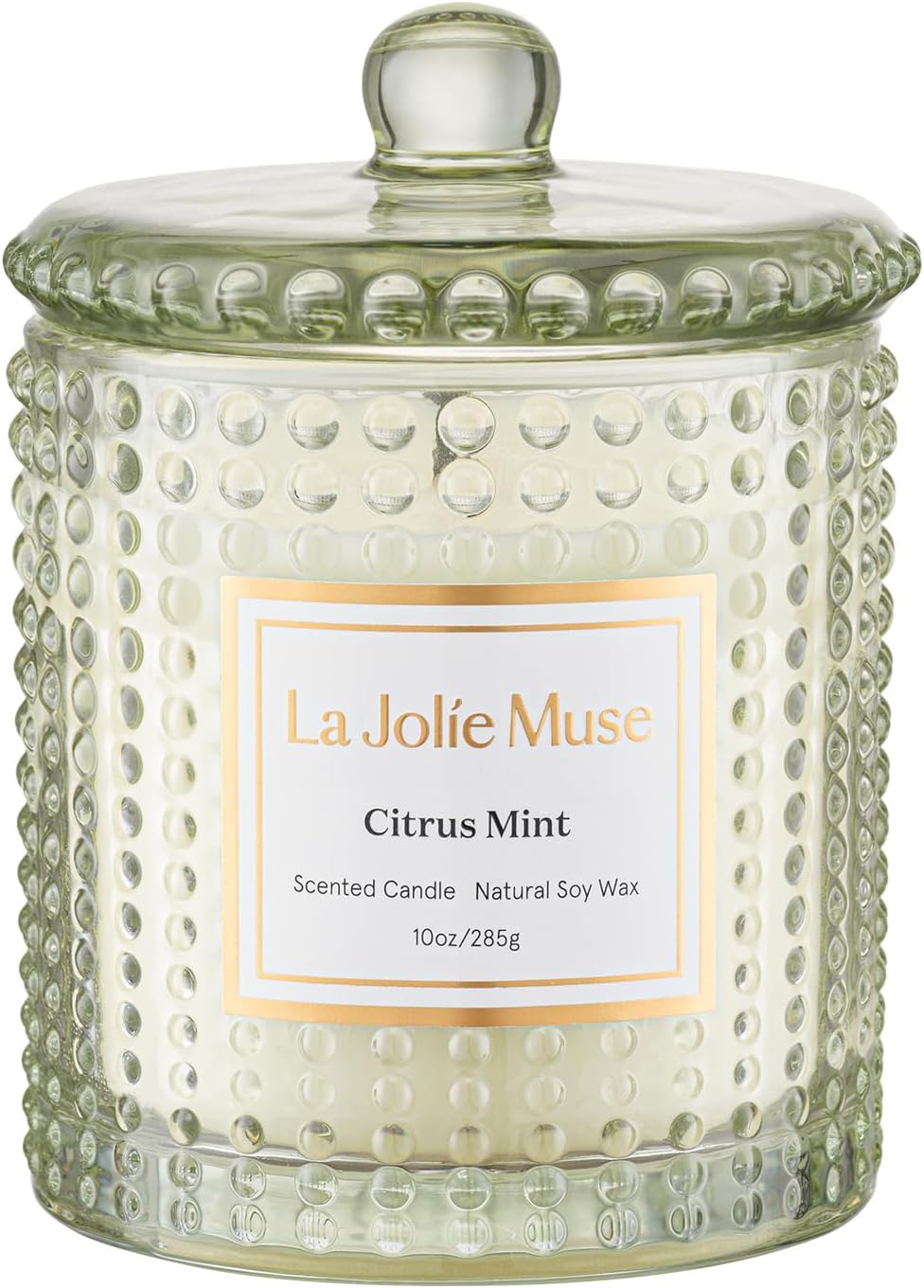LA JOLIE MUSE Christmas Candle | Ruby Berry Bliss | Mandarin Cranberry &amp; Plum | 10 oz Festive Candle | 55 Hours Clean Burn | Gift for Women &amp; Family - Homesidy.com