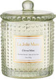 LA JOLIE MUSE Christmas Candle | Ruby Berry Bliss | Mandarin Cranberry &amp; Plum | 10 oz Festive Candle | 55 Hours Clean Burn | Gift for Women &amp; Family - Homesidy.com