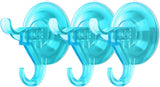 Antimbee 3 Pack Suction Cup Hooks, Clear Suction Cup Hanger, Removable Small Suction Cups for Shower, Bathroom, Glass, Door, Windows, Kitchen - Max Hanging up to 11 lbs on Smooth Surface - Homesidy.com