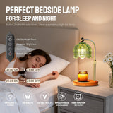 GEEZO Fragrance Candle Warmer Lamp，Electric Candle Warmer with Timer &amp; Dimmer，Mom Christmas Birthday Gifts for Women, House Warming Gifts New Home Bedroom Decor - Homesidy.com
