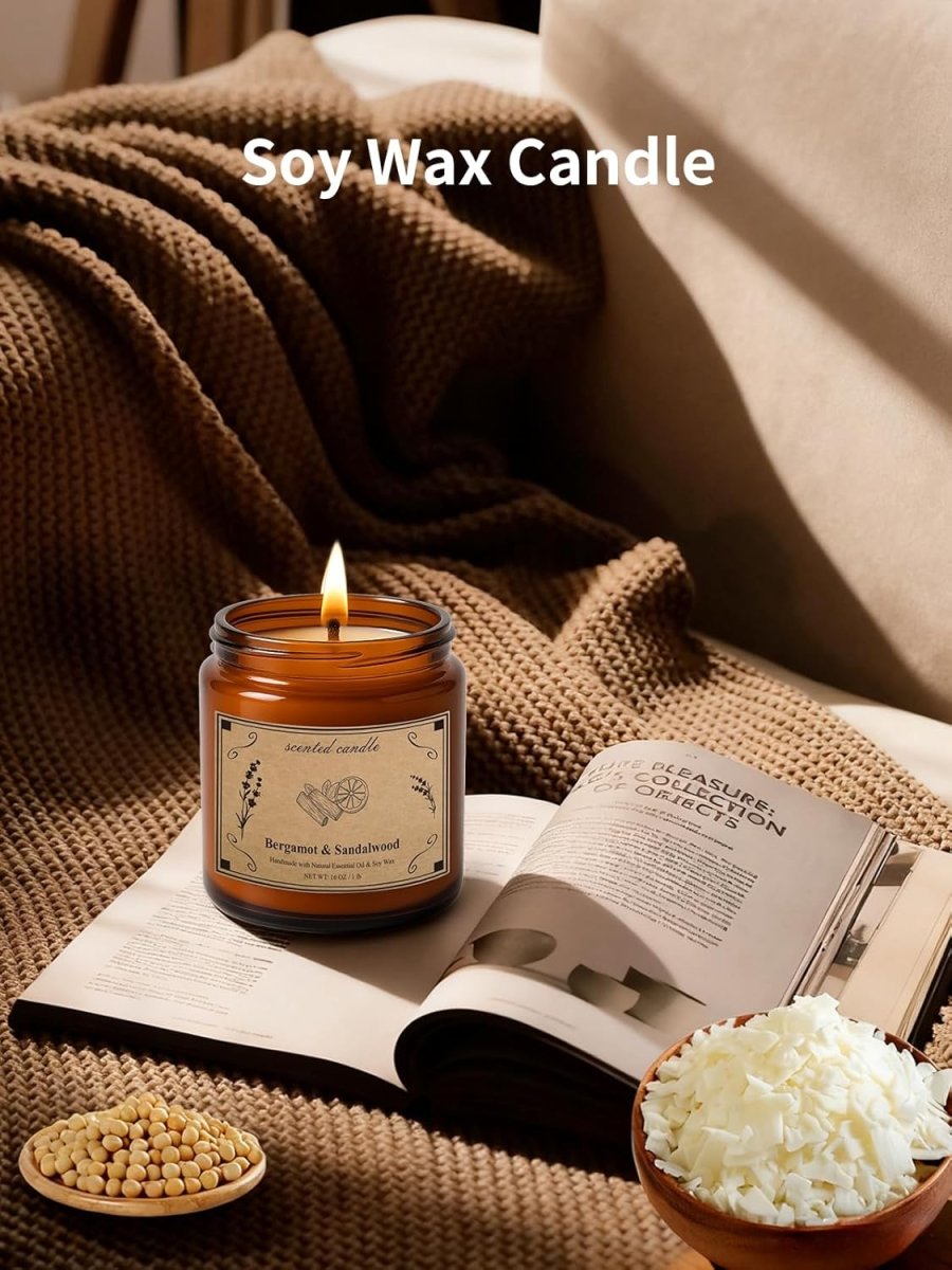 Candles for Home Scented, 16oz Large Soy Wax Lavender Scented Candle, 100 Hour Burn Time, Aromatherapy Candle, Ideal for Christmas, Anniversary, Birthday Gift - Homesidy.com