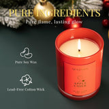 Balsam Cedar Candle, 10oz Soy Scented Candle for Home, Christmas Birthday &amp; Holiday Gifts for Women &amp; Men, Long Lasting 50 Hour Clean Non - Toxic Burn, Elegant Winter &amp; Christmas Festive Home Decor - Homesidy.com