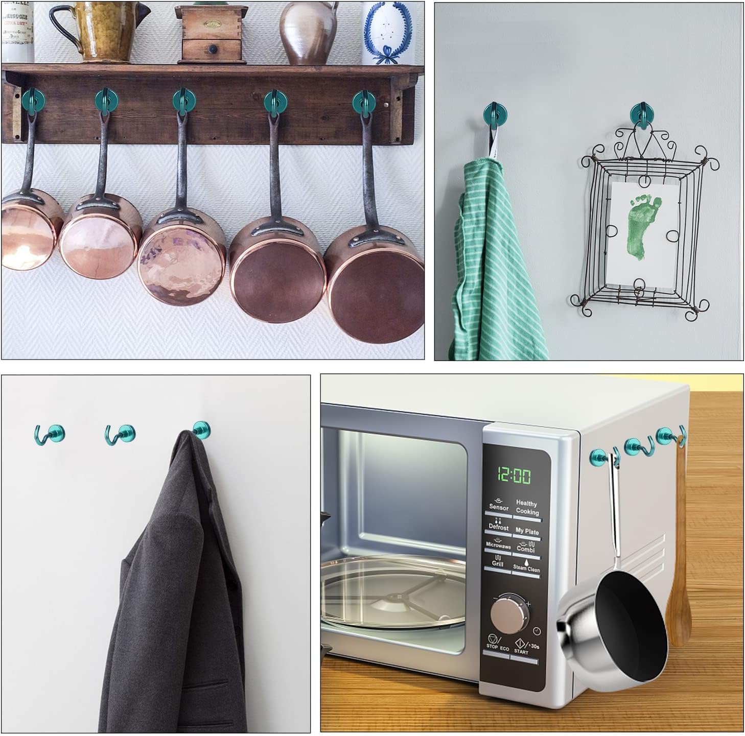 DIYMAG Magnetic Hooks, 30lbs Magnet Hook 2025 Cruise Cabin Ship Essentials Heavy Duty Strong Magnets Refrigerator Fridge Hanging for Classroom Beach Vacation Kitchen Grills Home 20 Pack (Silver) - Homesidy.com